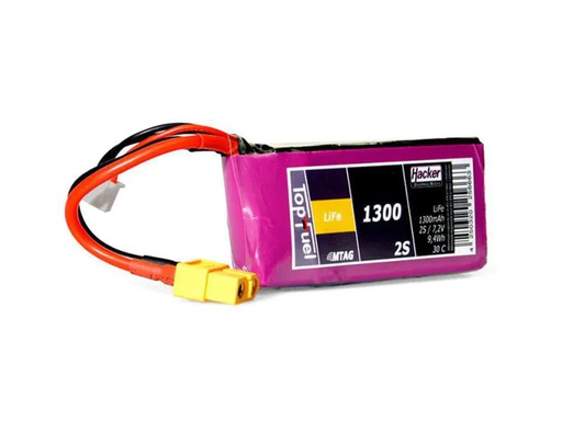 [90097181 1017037] Hacker RC-Akku LiFe 1300 mAh 6.6 V 30C TopFuel ECO-X MTAG