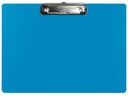 Biella Dokumentenhalter A4 Scripla quer Blau mit Klemm-Mechanik