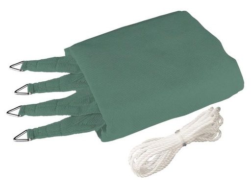 [90009699 1166668] Windhager Sonnensegel 400 cm, Quadratisch, Grün