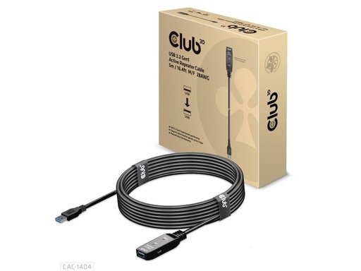[90097289 1209090] Club 3D USB 3.2 Gen.1-Verlängerungskabel USB A - USB A 5 m