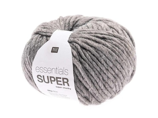 [90097347 945156] Rico Design Wolle Essentials Super Super Chunky 100 g Hellgrau