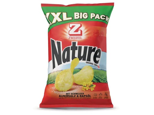 [90009719 723636] Zweifel Chips Original Nature Big Pack XXL 380 g