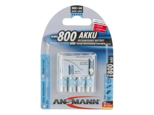 [90097486 868026] Ansmann Akku 4x AAA 800 mAh