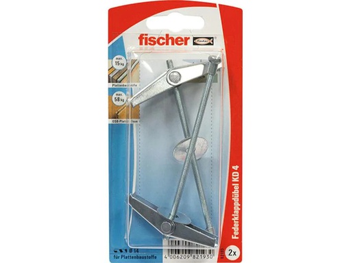 [90097659 683624] Fischer Kippdübel KD 4, 2 Stück