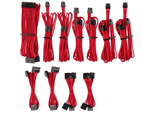 [90097719 858081] Corsair Stromkabel Premium Pro-Kit Typ 4 Gen 4 Rot