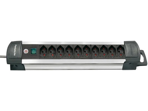 [90097749 278756] Brennenstuhl Steckdosenleiste Premium-Alu-Line 10x T13