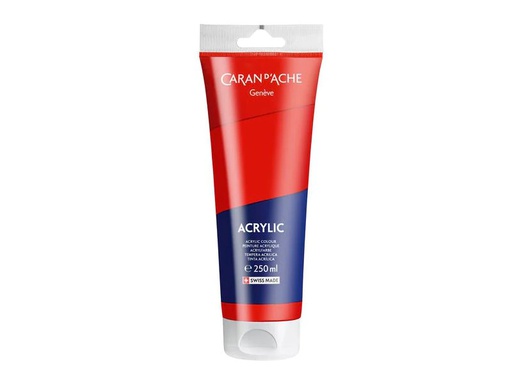 [90097762 1182686] Caran d'Ache Acrylfarbe 250 ml, Scharlachrot