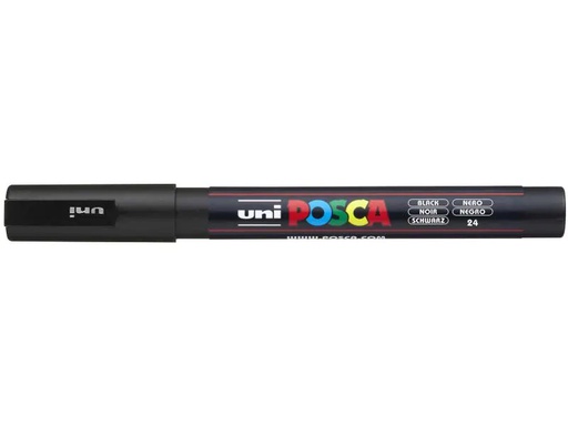 [90097771 779935] Uni Permanent-Marker POSCA 0.9-1.3 mm Schwarz