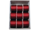 GOLDINA Satinband 3 mm x 10 m, Rot