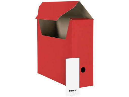 [90097929 1093536] Biella Archivschachtel A4 Rot, 10 Stück
