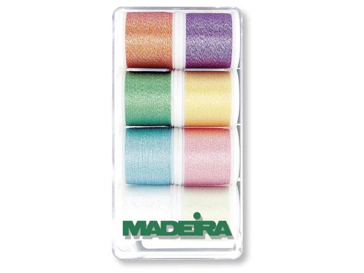 [90009775 629514] Madeira Näh- und Stickgarn Metallic Opal Garnbox Mehrfarbig