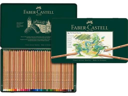 [90098000 847318] Faber-Castell Farbstifte Pitt Pastel 36er Metalletui