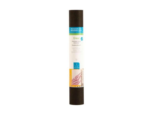 [90098074 968555] Cricut Vinylfolie Premium Shimmer Permanent Schwarz