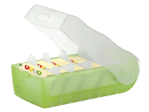 [90098116 1014594] HAN Karteibox Croco A7 Grün