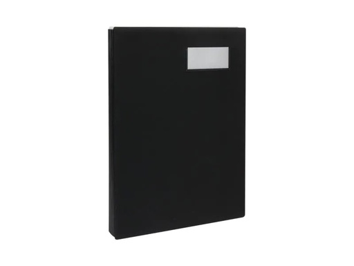 [90098134 960822] Biella Unterschriftenmappe Pronto-Sig A4 mit Fächer, Schwarz