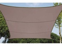 Perel Sonnensegel 360 cm, Quadratisch