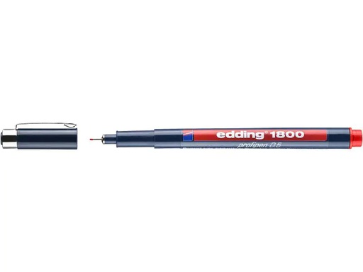[90098221 966583] edding Profipen 1800 0.5 mm, Rot