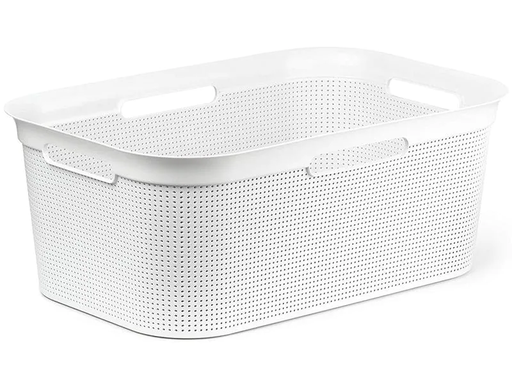 [90098240 1125088] Rotho Wäschekorb  Brisen Weiss, 41 l