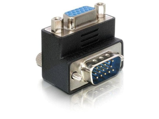 [90098244 126679] Delock Winkeladapter 90°, m-f VGA - VGA