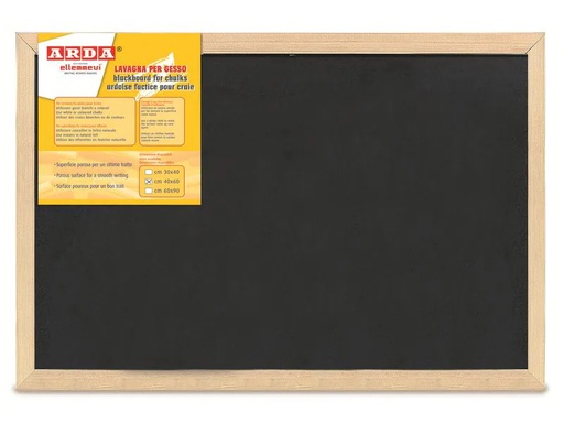 [90098291 1170260] Arda Kreidetafel Blackboard 40 x 60 cm, Schwarz