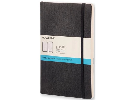 [90098305 1079147] Moleskine Notizbuch Classic A5 Dot, Schwarz, 192 Seiten