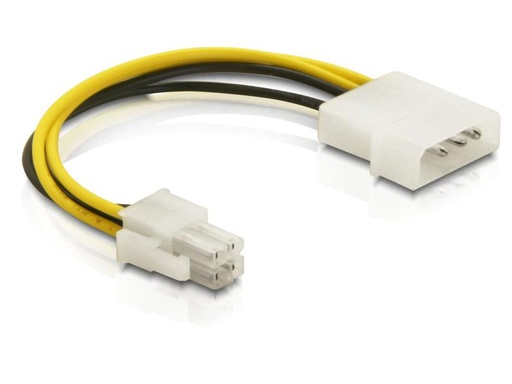 [90098322 558147] Delock Stromkabel Molex - 4Pin 15 cm