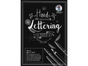 URSUS Zeichenblock Handlettering  A4, 210 g/m², 25 Blatt, Schwarz
