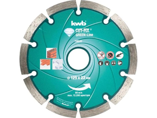 [90098406 492698] kwb Trennscheibe Green-Line Diamant 125 mm