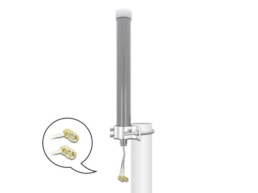 [90009822 1126623] Delock LTE/WLAN/GPS-Antenne Outdoor RP-SMA/SMA 3 dBi Rundstrahl