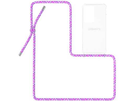[90098518 1159847] Urbany's Necklace Case Galaxy S21 Ultra Lollipop Transparent