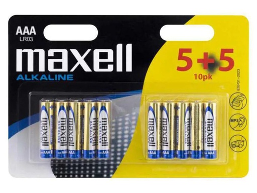 [90098539 920252] Maxell Europe LTD. Batterie AAA 5+5 Stück