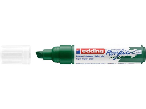 [90098613 1163553] edding Acrylmarker 5000 Breit, Dunkelgrün