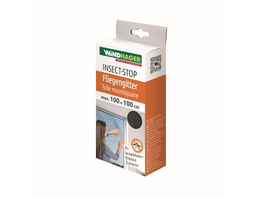 [90098678 833955] Windhager Fliegengitter IS Plus 100x130 cm Weiss