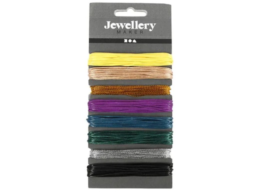 [90098694 931722] Creativ Company Baumwollkordel 1 mm, 8 Stk. à 5 m