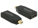 Delock Adapter Mini-Displayport – HDMI 4K, aktiv, schwarz