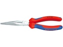 Knipex Flachrundzange mit Schneide verchromt