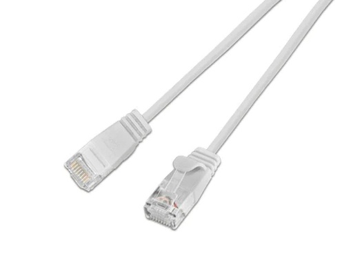 [90098895 353754] SLIM Slimpatchkabel RJ-45 - RJ-45, Cat 6, UTP, 10 m, Weiss