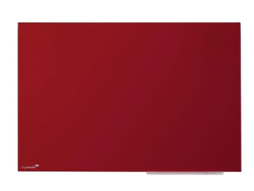 [90000966 917974] Legamaster Magnethaftendes Glassboard Colour 60 cm x 80 cm, Rot
