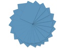 URSUS Tonzeichenpapier 50 x 70 cm, 130 g/m², 10 Blatt, Himmelblau