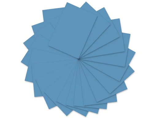[90099098 578835] URSUS Tonzeichenpapier 50 x 70 cm, 130 g/m², 10 Blatt, Himmelblau