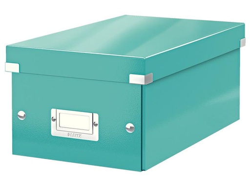 [90099102 370039] Leitz Aufbewahrungsbox 20 DVD-Hüllen, Blau