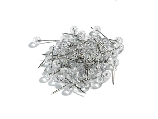 [90099173 860901] Sigel Reissnägel 6 mm  200 Stück, Transparent