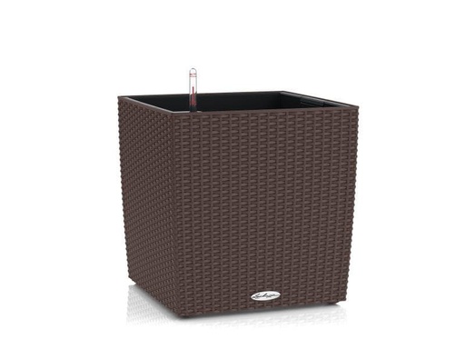 [90099221 412044] Lechuza Blumentopf Cube Cottage 30 Braun