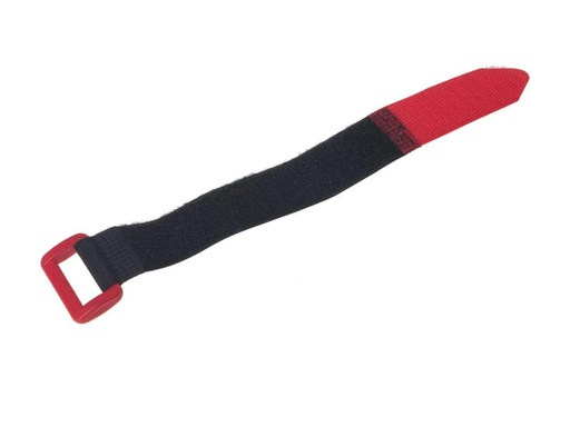 [90099313 181186] FASTECH Schlaufenband FAST-VSTRAP 25 x 195 mm, Schwarz/Rot