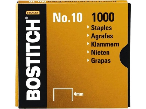 [90099345 1118325] Bostitch Heftklammer No. 10, 1000 Stück
