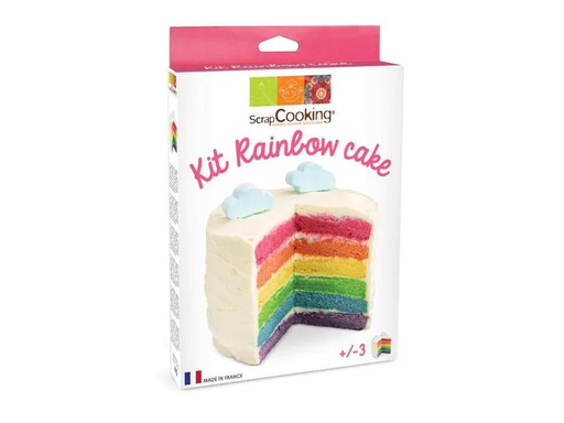 [90099355 477642] ScrapCooking Lebensmittelfarben-Set Regenbogen Cake 4 Stück
