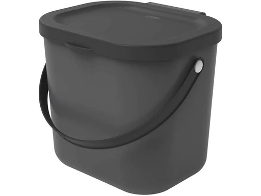 [90099396 1125080] Rotho Recyclingbehälter Albula 6 l, Anthrazit
