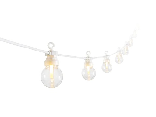 [90099609 1017191] STT Lichterkette Solar Nostalgic, 10 LEDs, 2.7m, Weiss