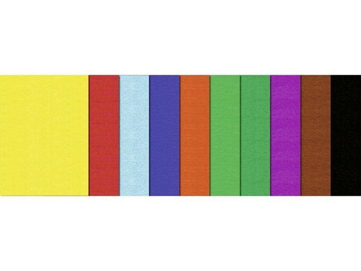 [90099623 586117] URSUS Krepppapier 50 cm x 2.5 m, 32 g/m², Mehrfarbig