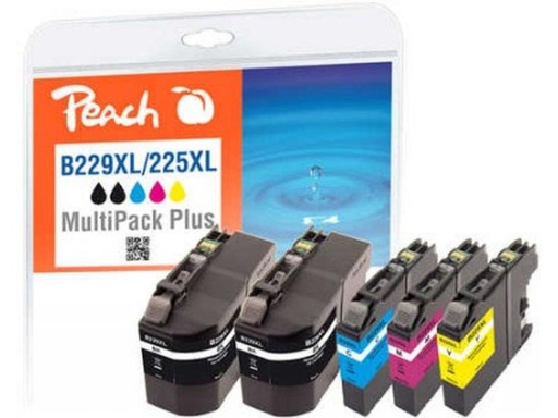 [90000973 754482] Peach Tintenset Brother LC-229XXL / 225XL